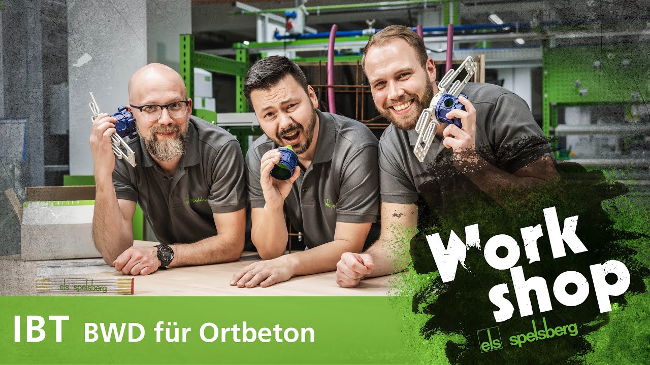 Workshop - IBT BWD Bewehrungsdose Installationsvideo // 👉🏻 Installationslösung für Sichtbeton