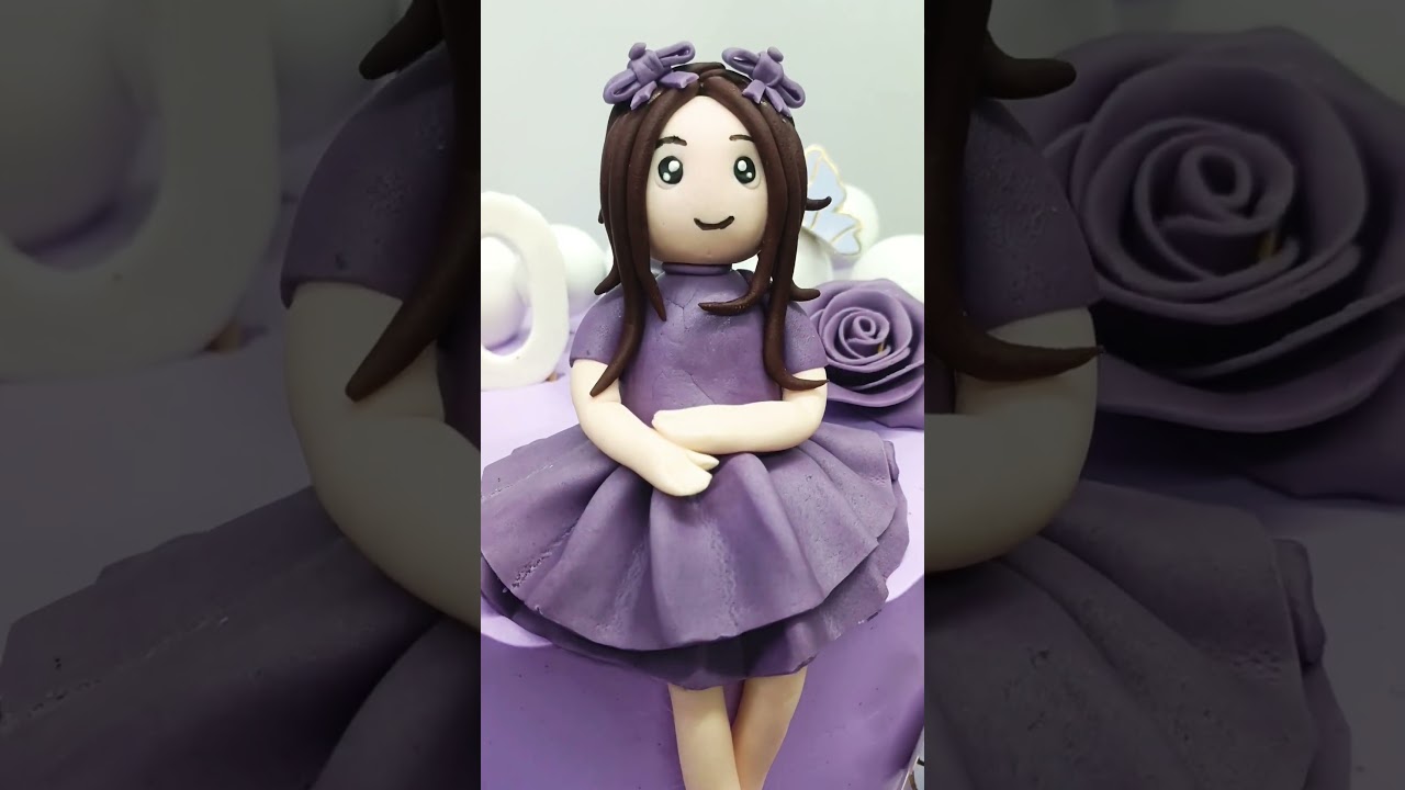 A cute girl liye birthday doll 
