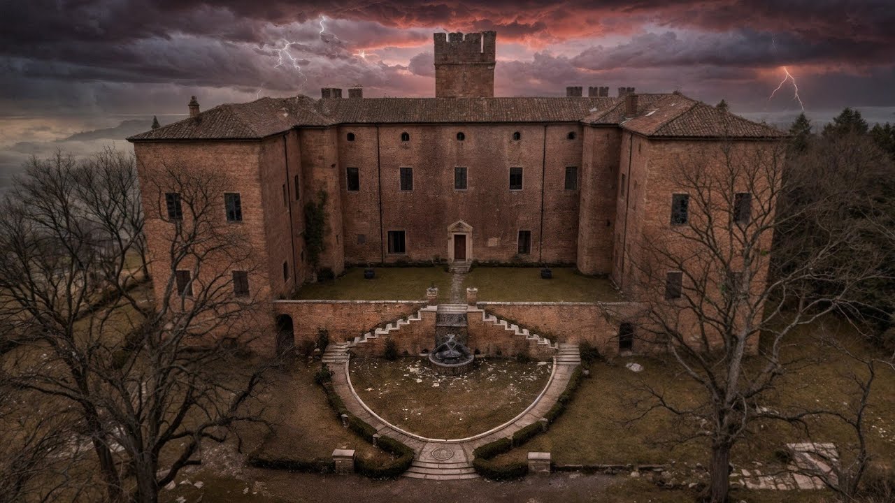 The Abandoned Town with a Ghost Mansion in the Center rotting away (Everyone Left)