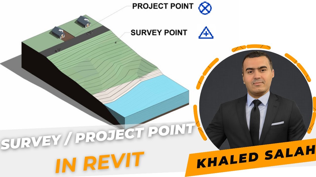 SURVEY POINT & PROJECT POINT IN REVIT شرح