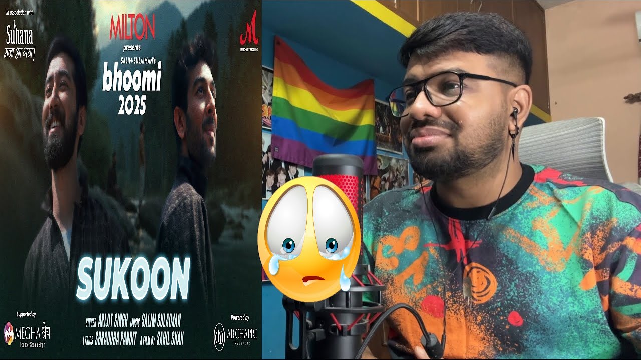 Sukoon Reaction| Arijit Singh | Salim Sulaiman | Shraddha Pandit | Bhoomi 2025 | New Hindi Song