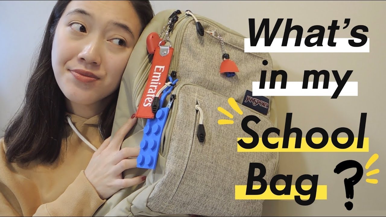 What's in my bag🎒?英國上課書包裝了什麼？｜Audrey英國留學筆記