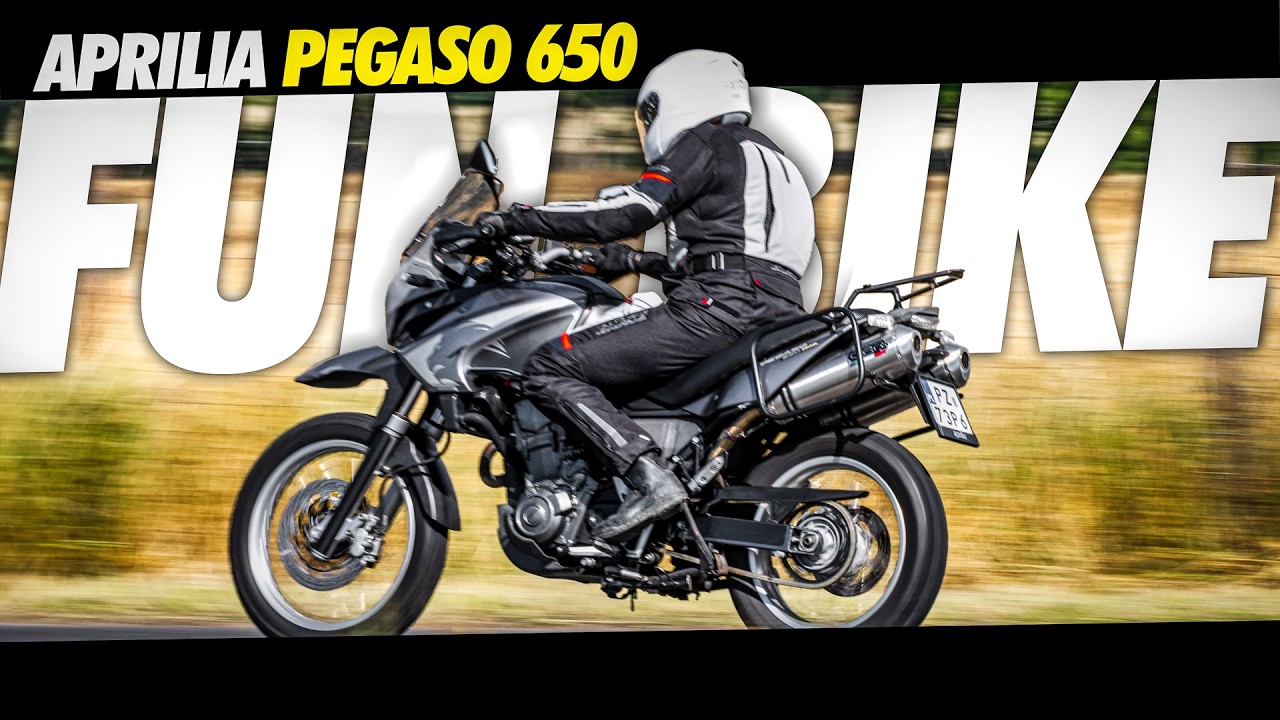 Jeden cylinder i TYLKO 48km?! Jak to JEDZIE? Aprilia Pegaso 650