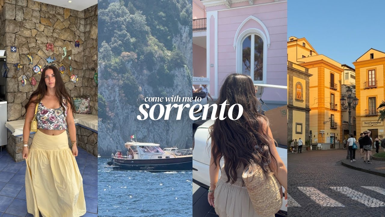 ITALY VLOG: travel to sorrento + capri with me 🍋⛱🇮🇹