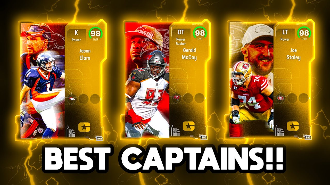 The Top 5 BEST Team Captains In Madden 25 (Endgame)