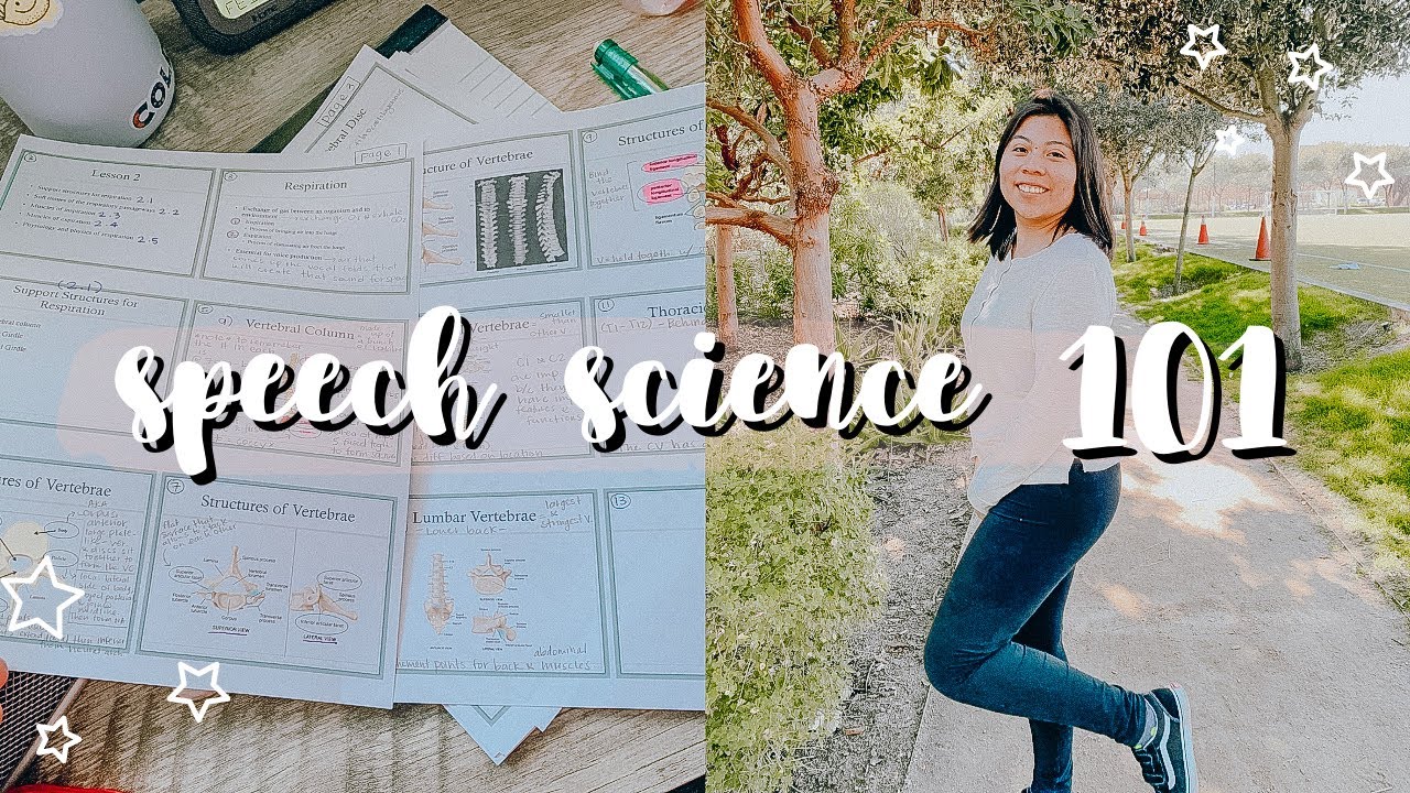 Speech Pathology Student | How I Study For Speech Science (A&P) as an SLP Undergrad Student + Tips!!