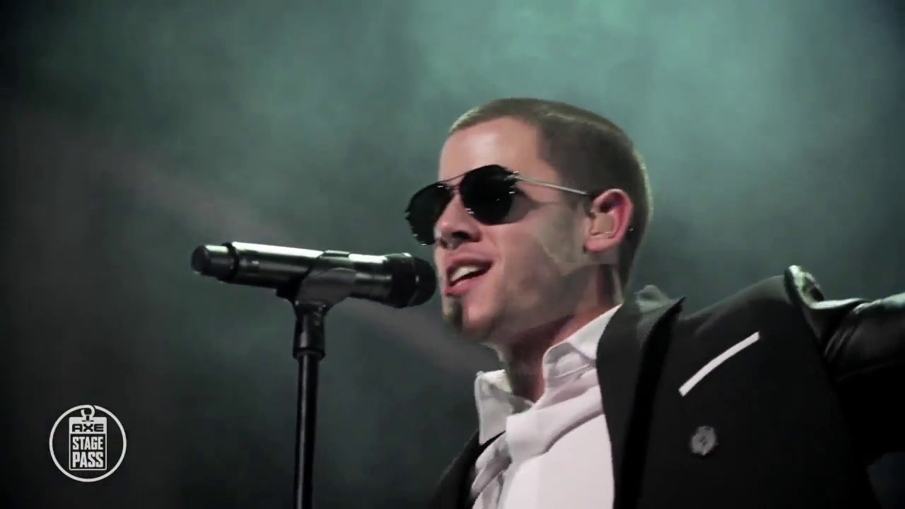 Nick Jonas Chains Live - Axe Stage Pass