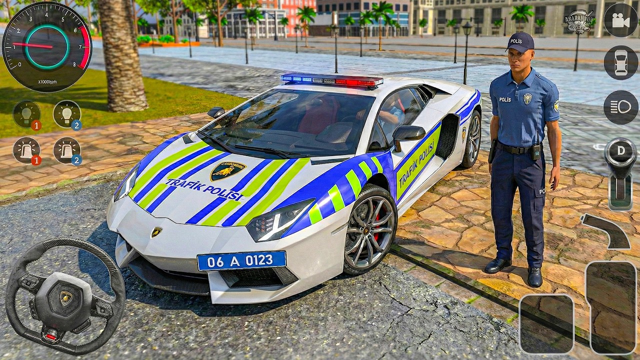 Lamborghini Türk Polis Arabası Sürüş Oyunu - Polis Oyunu 2026 #232 - Android GamePlay