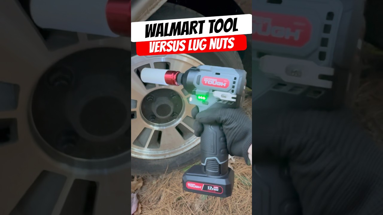 WOW $69 Walmart Hyper Tough Impact Removes Lug Nuts Easily