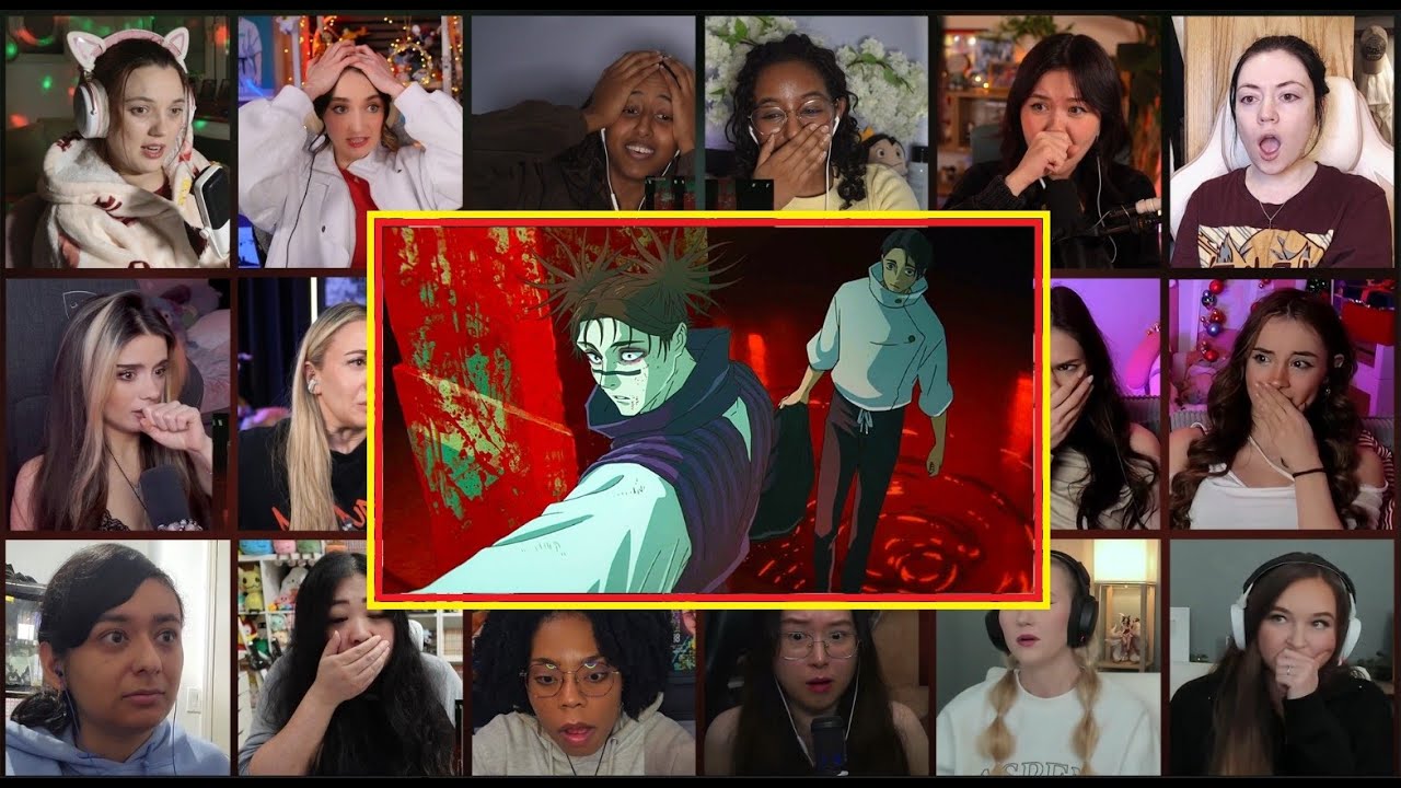GIRLS REACT! | Jujutsu Kaisen Season 3 Episode 2 Reaction Mashup | 死滅回游 前編
