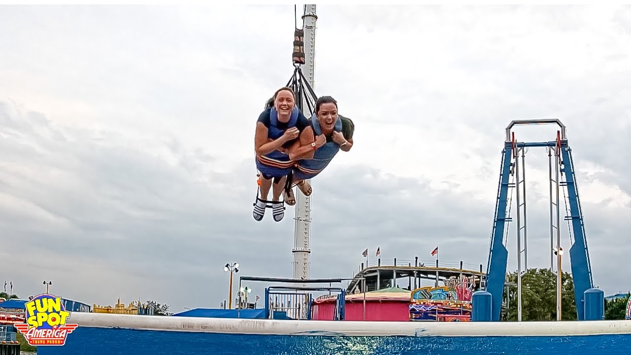 MÃE DE 4 FILHOS SALTA DE 100 metros - SKYCOASTER ORLANDO FUN SPOT !! - FLÁVIA CALINA