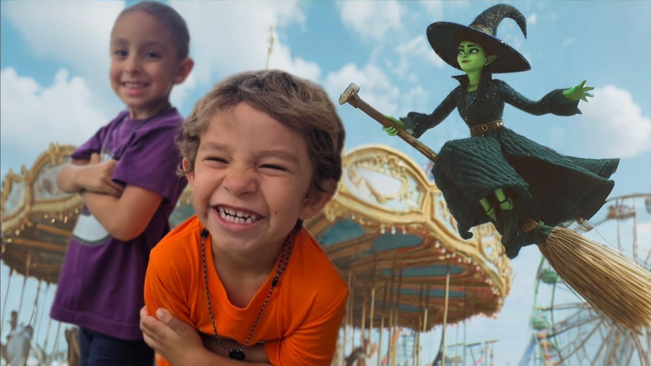 A Bruxa da Floresta enfeitiçou o parque de diversões!