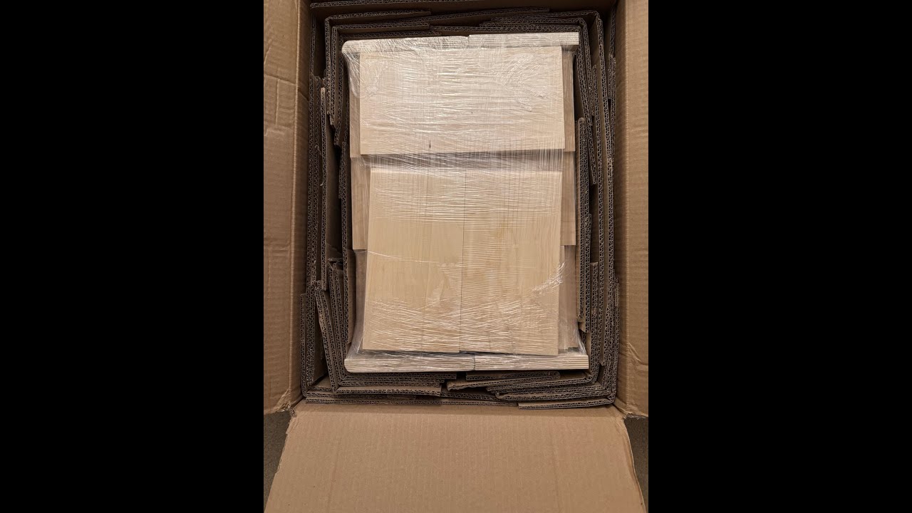 Unpacking the  Neil Blanchard Designs WB4 flat pack!