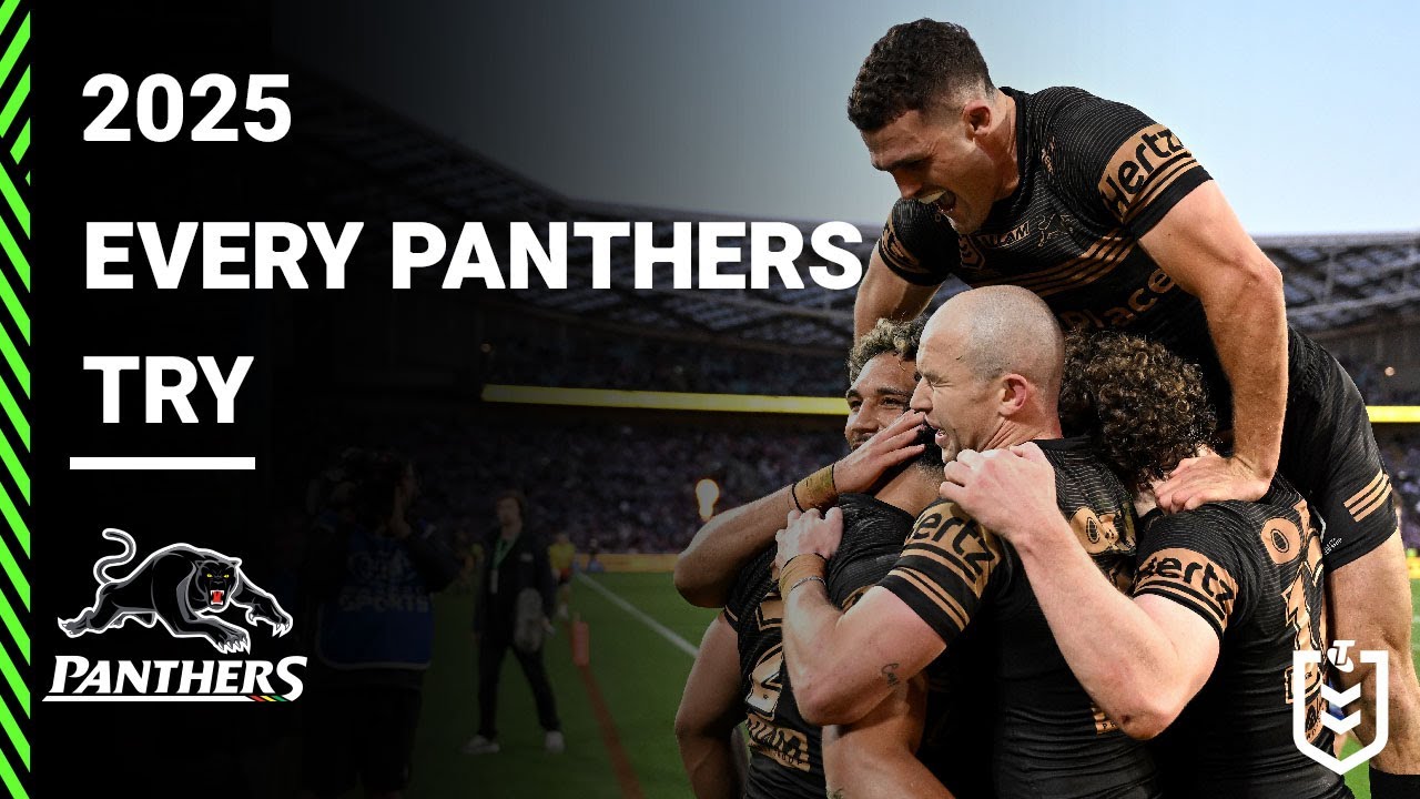 NRL Highlights | Every Penrith Panthers Try from 2025 | NRL