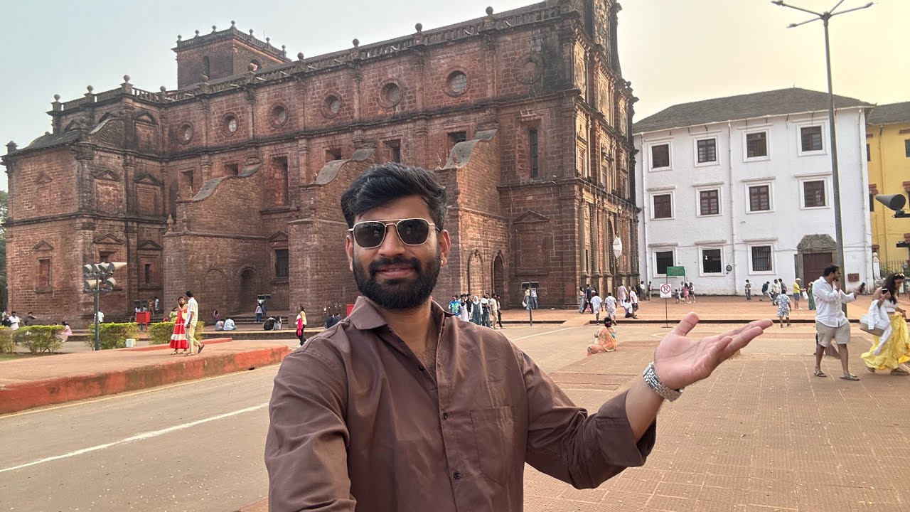 Old goa explore😍 |basilica of bom jesus church ⛪️ |goa churches | hidden places in goa #goavlogging 