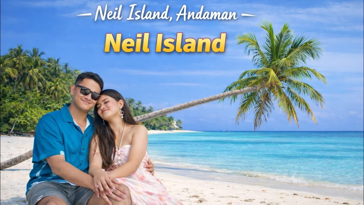 Havelock 🐚 to Neil Island 💕 | Couple Trip|| Beach Ke Pass Hi Hotel 😍/@Akshita092 #andamanislands 