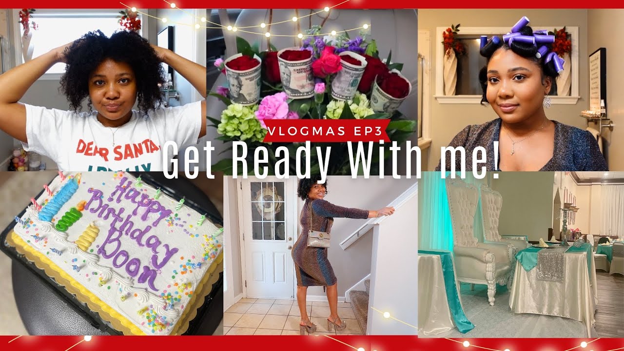 VLOGMAS EP 3: rushed Flexi Rod Set + Christmas Event + New Bag & Nails, Money Bouquet