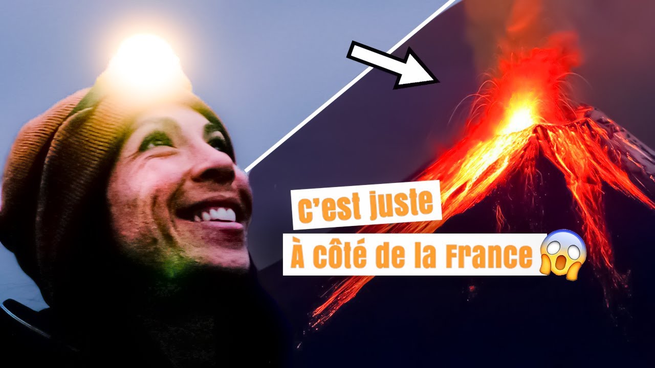J'AI GRAVI UN VOLCAN EN ÉRUPTION 😍