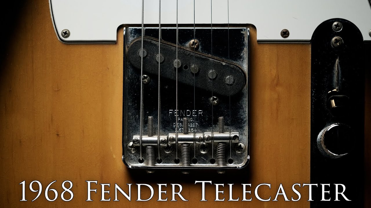 1968 Fender Maple Cap Sunburst Telecaster w/ Zach Person!