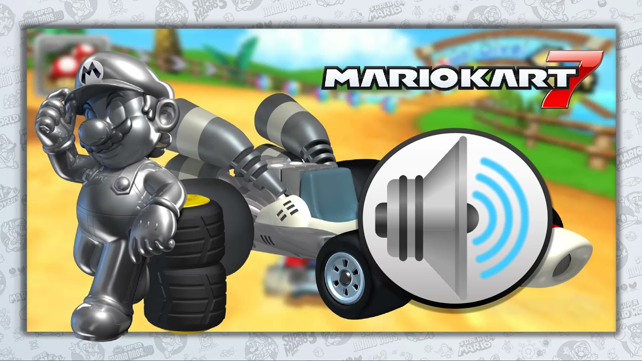 Mario Kart 7 - Metal Mario Voice Clips & Sounds