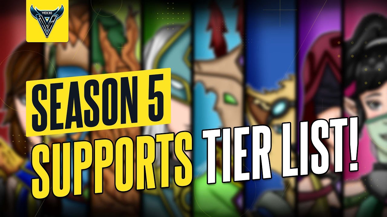 PALADINS SUPPORT TIER LIST!! | Season 5