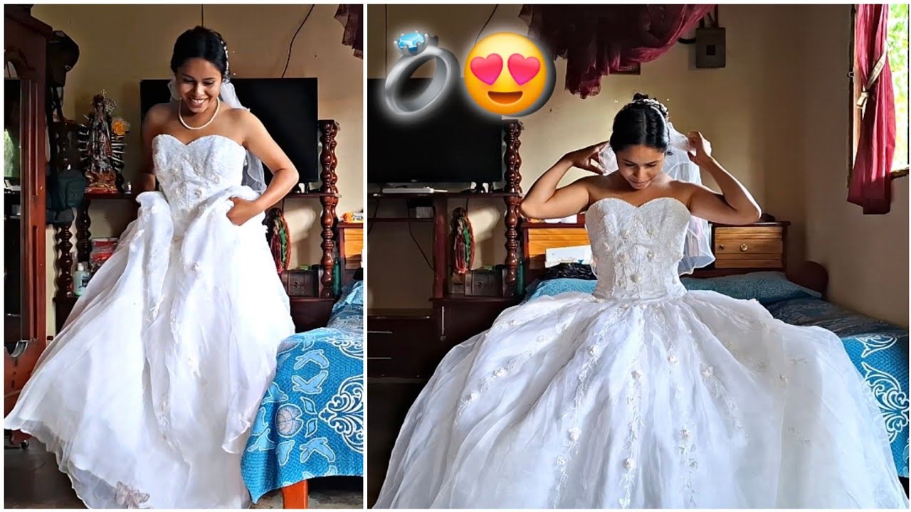 WOW Así Luce Dayana Con Su Vestido De Novia.👰‍♂️💍😮
