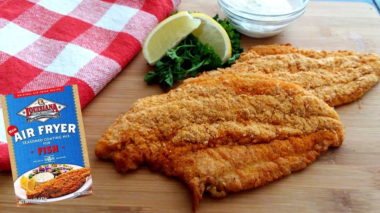 Рыба, жареная во фритюре (сом) – смесь для фритюрницы Louisiana Air Fryer с приправами