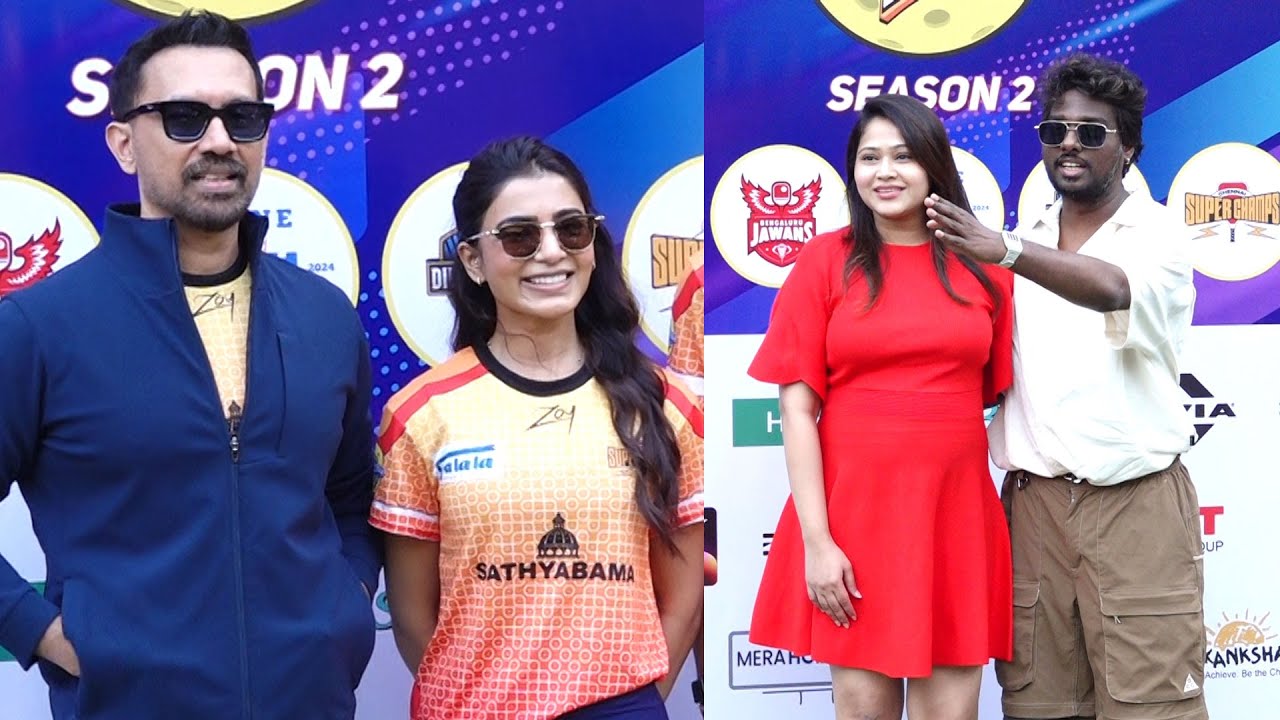 Samantha, Raj Nidimoru, Atlee Visuals | Picklball Leaugue