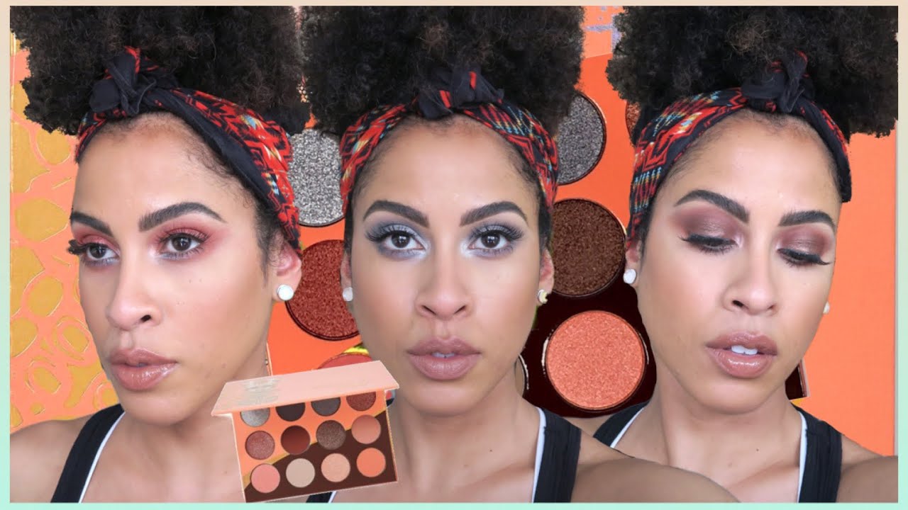 JUVIA'S PLACE NUBIAN 3 CORAL PALETTE | REVIEW + 3 LOOKS | kinkysweat
