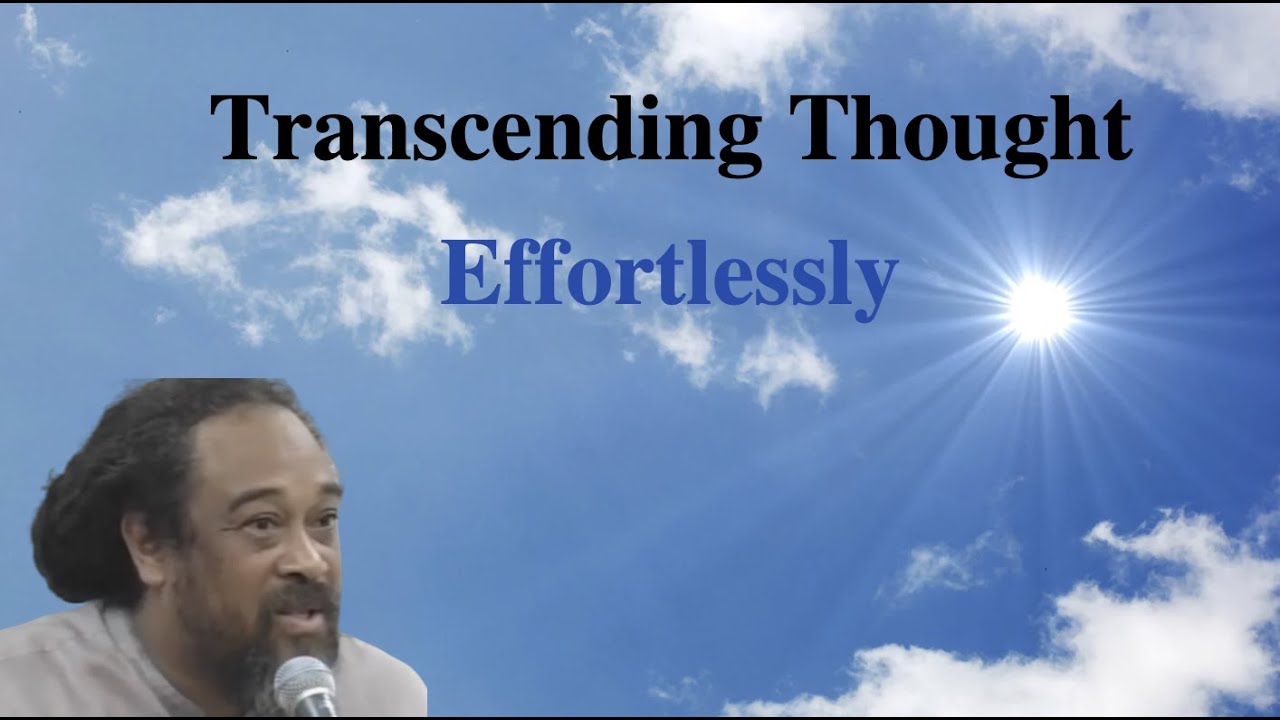 A Simple Way to Transcending Thought | Mooji