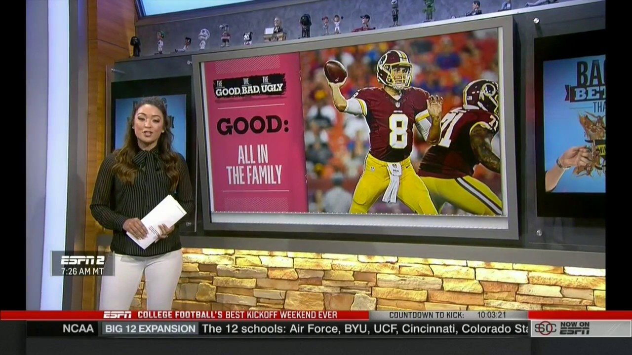 Sexy Jen Lada in Leather Pants and Cassidy Hubbarth in Skinny Jeans| ESPN