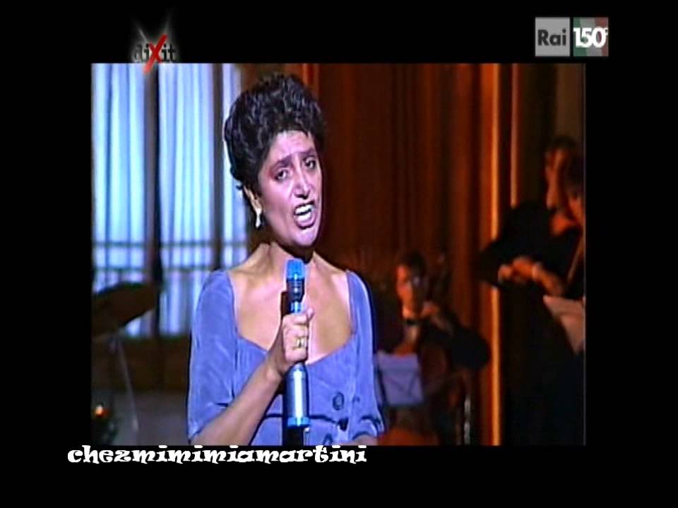 Mia Martini Arrivederci di Umberto Bindi. Orchestra diretta da Peppe Vessicchio