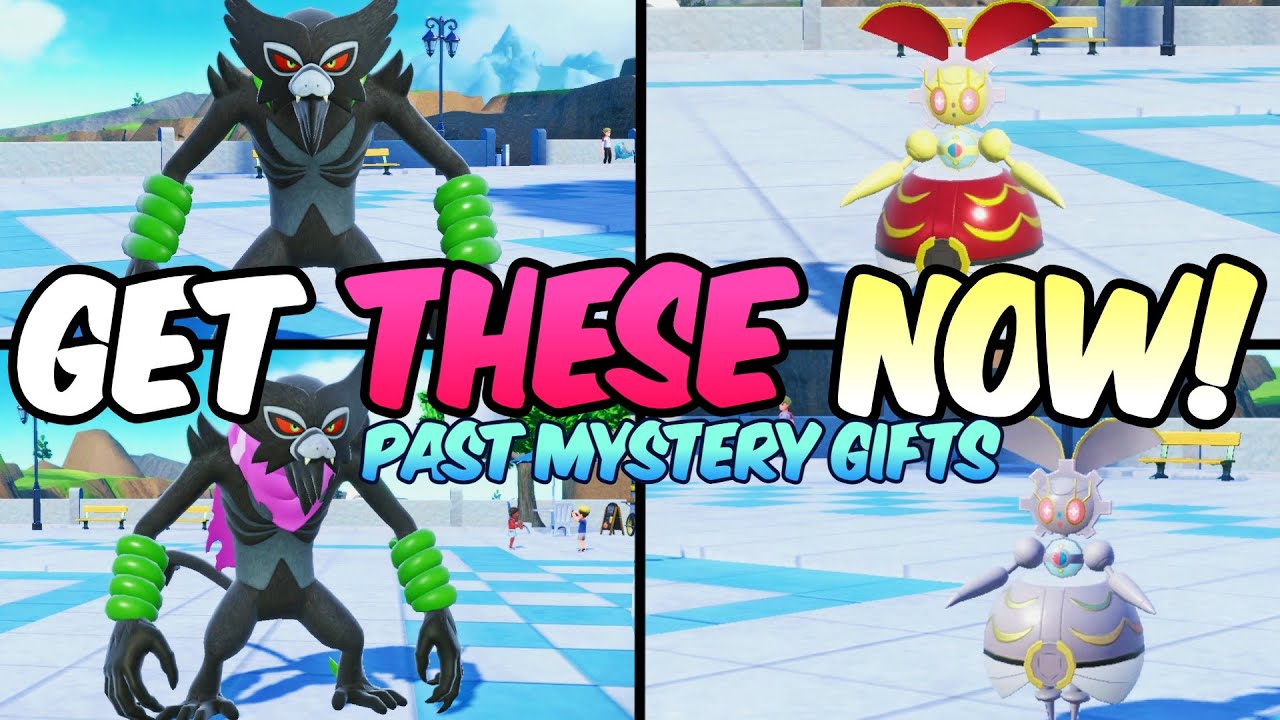 Get BOTH old Mystery Gift Magearnas & BOTH Zarudes NOW in Pokemon Scarlet Violet