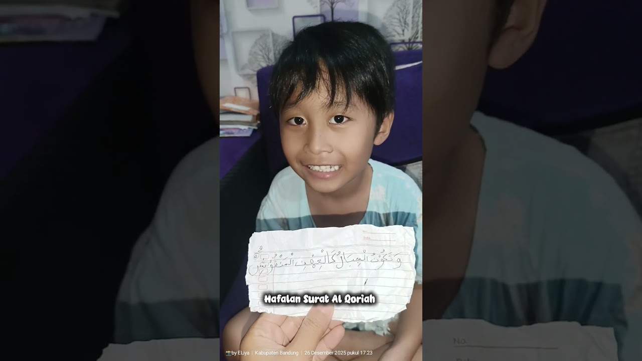 Semangat terus belajar Hafiz 🫶🏻🥰