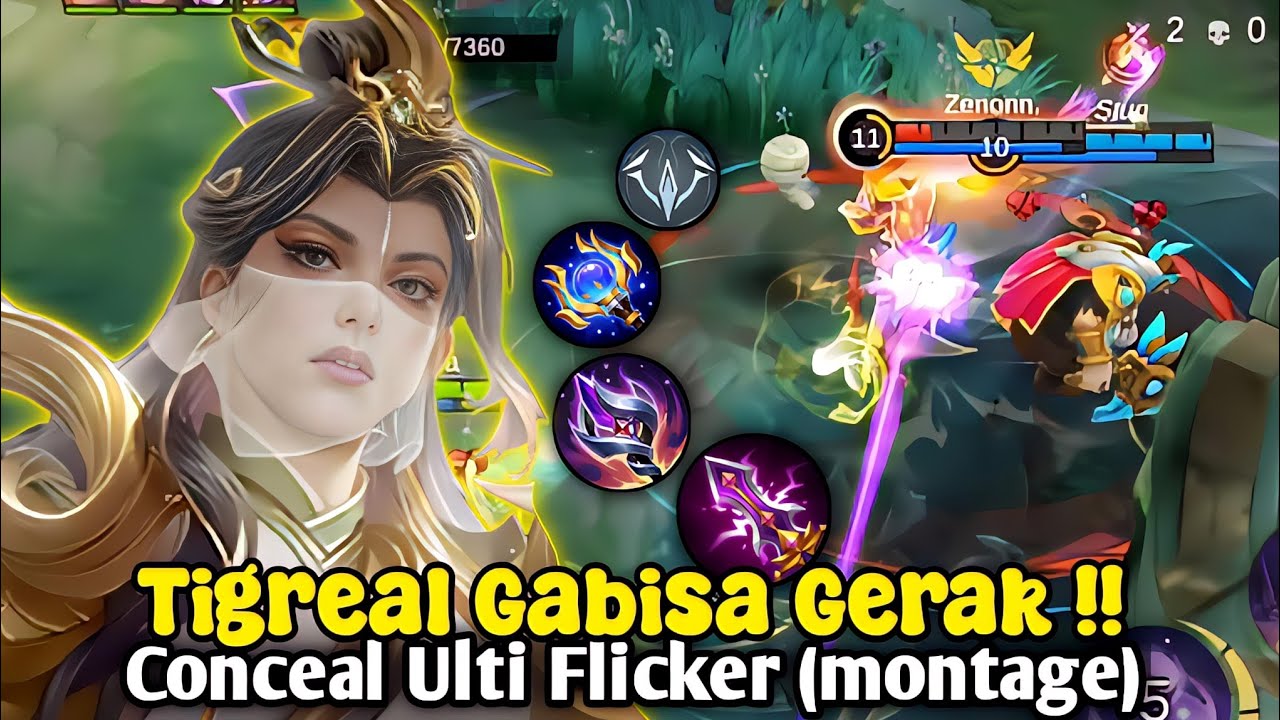 Wkwkwk Tigreal Gagal Montage Terus Kena Stun Berkali kali | Build Luo Yi Paling Sakit 2024 Terbaru