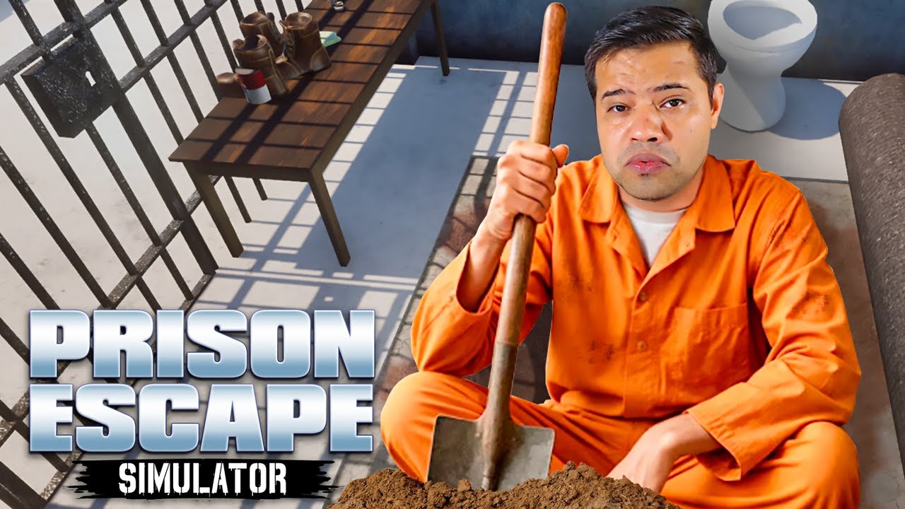 SER&Aacute; QUE CONSIGO ESCAPAR DA PRIS&Atilde;O DE UMA COLHER? - Prison Escape Simulator #01