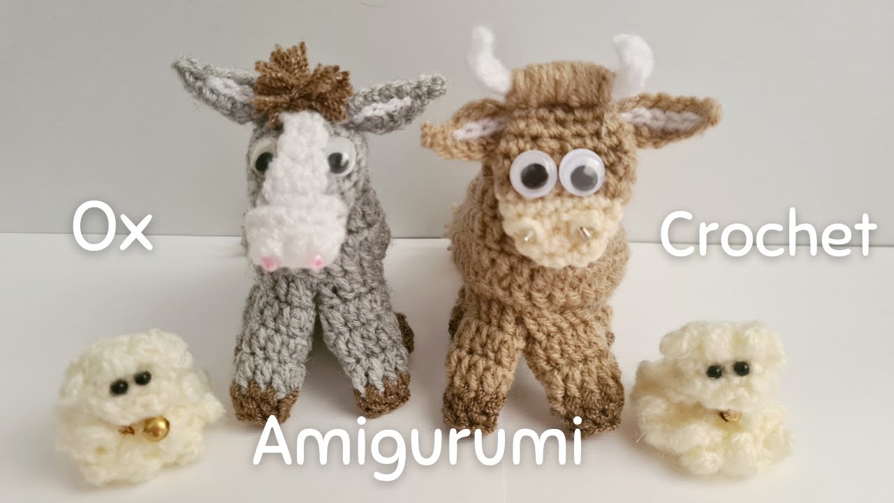 Buey 🤎🐮 Amigurumi | Terminamos el burrito y te muestro como tejer el Buey | NACIEMIENTO O BELÉN