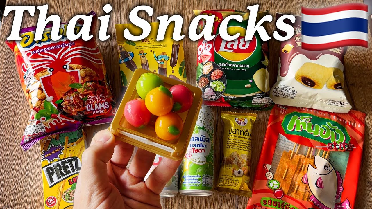 🇹🇭 Trying 10 Exotic Snacks from Thailand