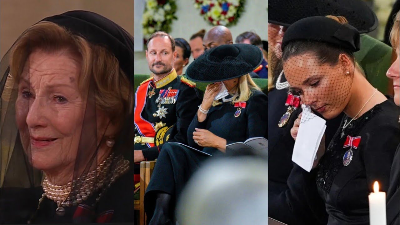 Unseen Moments: Raw Emotion as Royal Family Cries Behind King Harald&rsquo;s Coffin