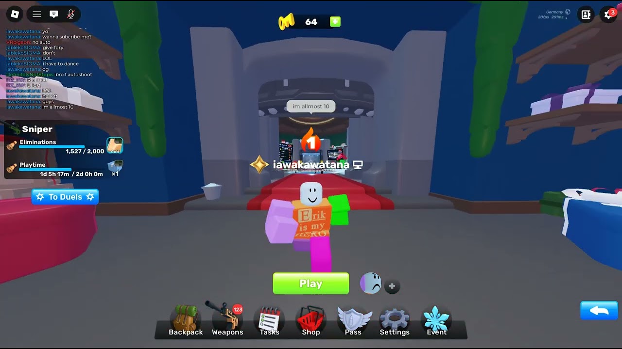i allmost got a 5 winstreak