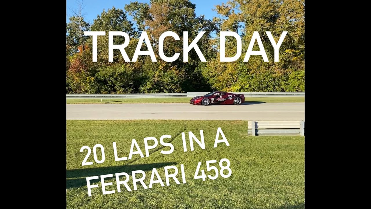 Ferrari 458 Spider on Race Track!