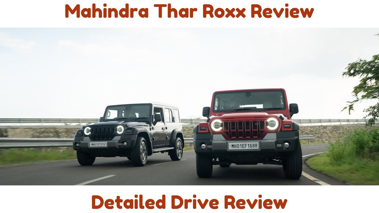 2024 Mahindra Thar Roxx Review - Detailed Drive Review (Diesel Manual)
