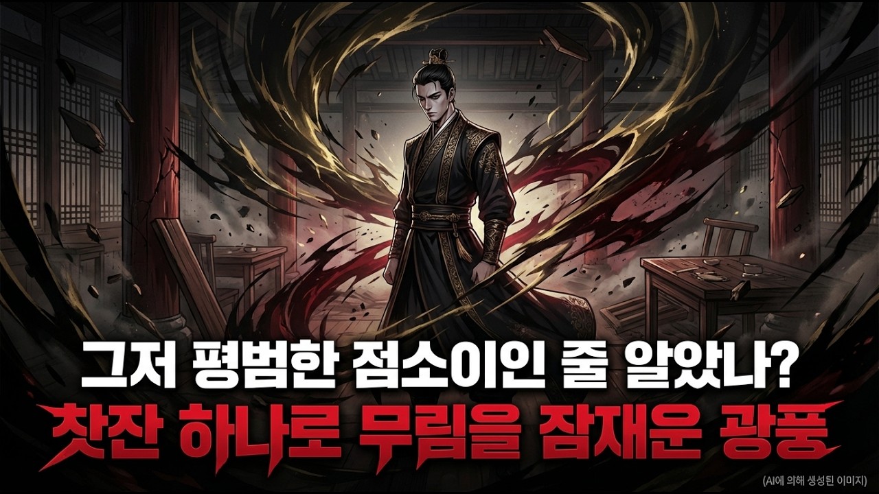 정체를 숨긴 여관 점소이, 돌연 ‘광풍신공’을 폭발시켜 무림의 거대한 음모를 산산이 부수다 #무협 #광풍신공 #여관점소이 #숨은고수 #무림음모 #사이다전개 #최강주인공 #반전스토리