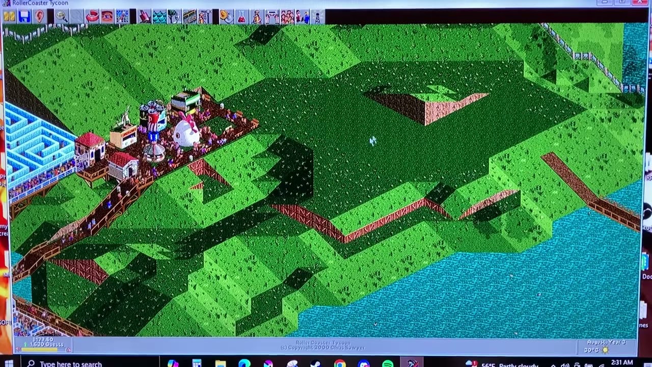 The Legend's Feelin Loopy! Roller Coaster Tycoon Loopy Landscapes, Episode 100