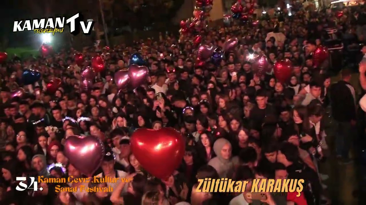 🎶34. KAMAN CEVİZ KÜLTÜR VE SANAT FESTİVALİ | ZÜLFÜKAR KARAKUŞ SAHNESİ  #cevizfestivali #2025 3.bölüm