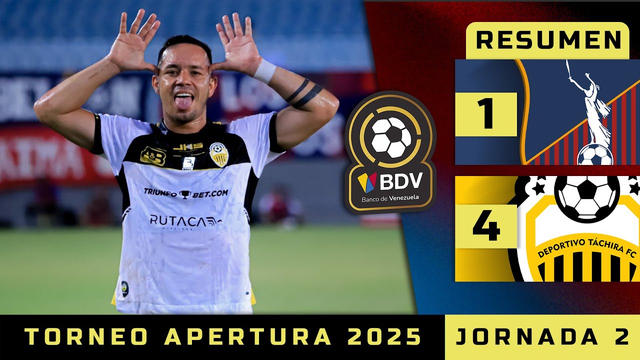 Táchira se fue de Maturín con tres puntos | RESUMEN | LigaBancoDeVenezuela | Monagas vs. Táchira