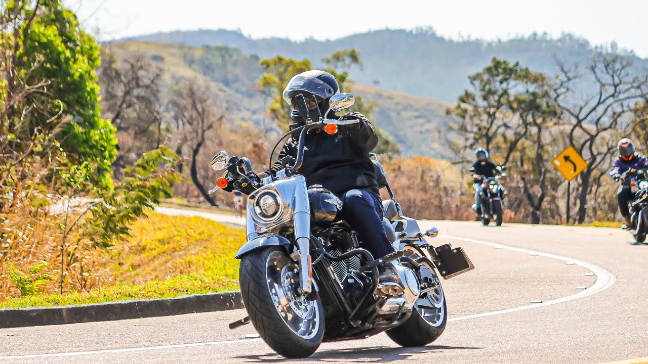 A Primeira Experiência no Mundo Harley Davidson - Role com a Fat Boy e 883#harleydavidson 