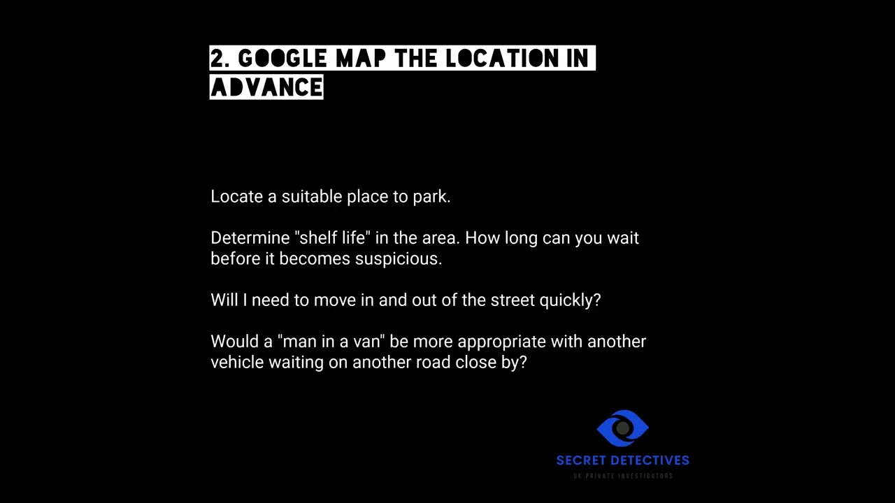 Covert Surveillance Techniques