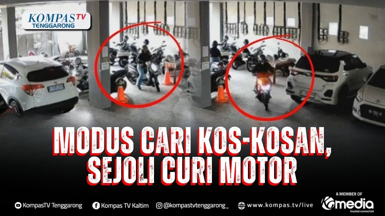 Modus Pura Pura Cari Indekos, Sejoli Nekat Curi Motor Milik Penghuni