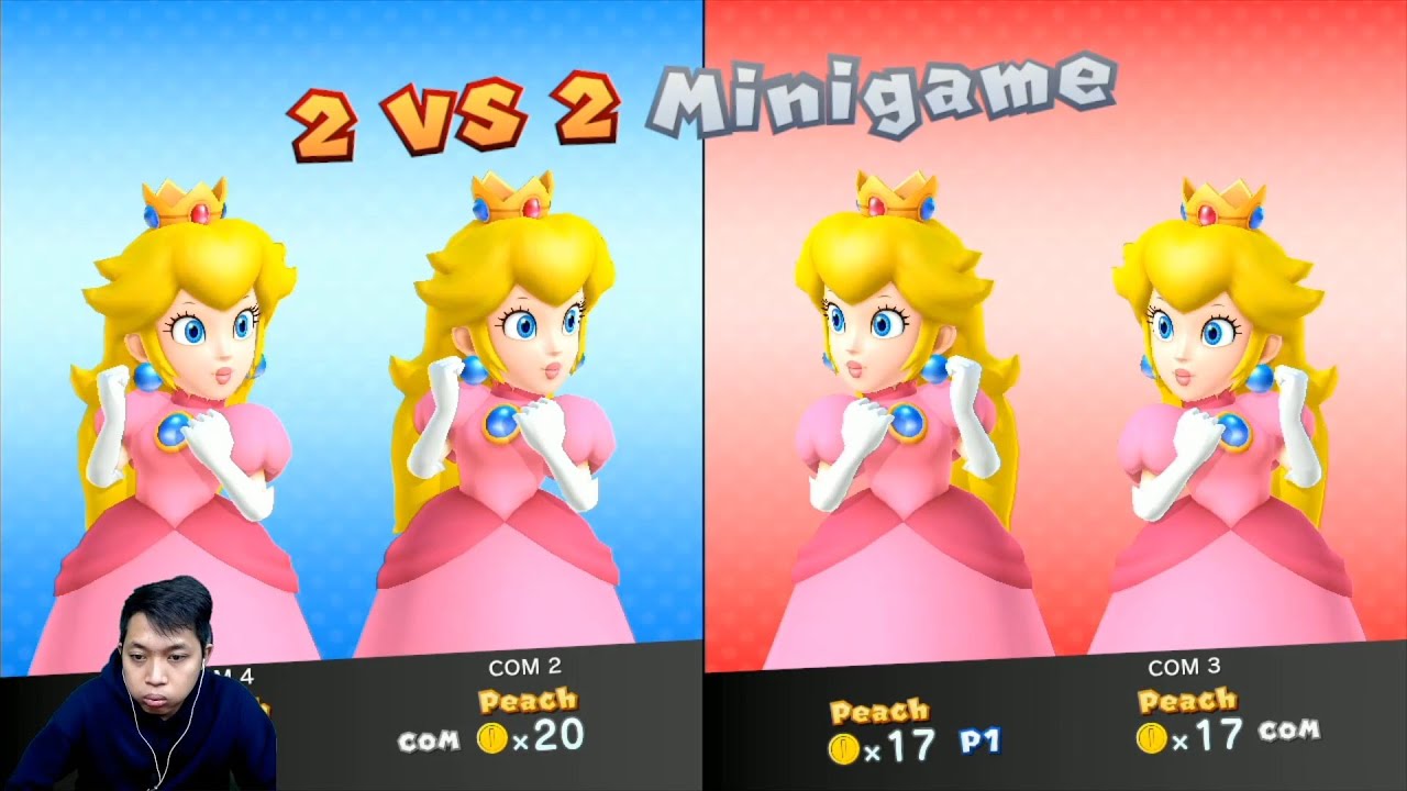 Mario Party 10 Amiibo Party -  Amiibo Peach Player  (Board Peach)  (Master Difficulty)